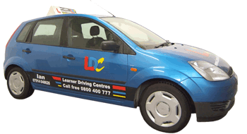 Ian Layton driving school car