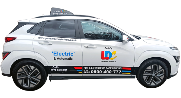 Colin Glashan driving school car