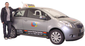 Paul Ashley driving school car